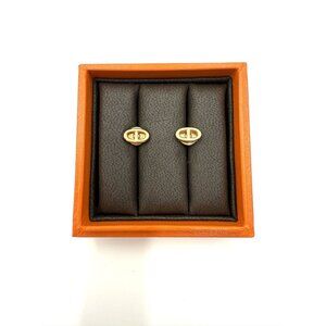 Hermès Earring Paris Pink Gold In Signature Orange Box